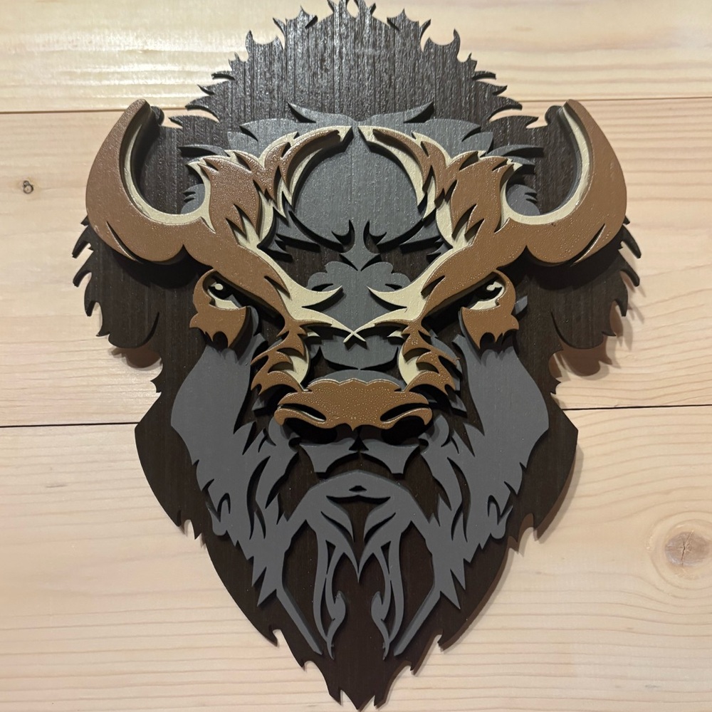 Buffalo 3D Wall Art